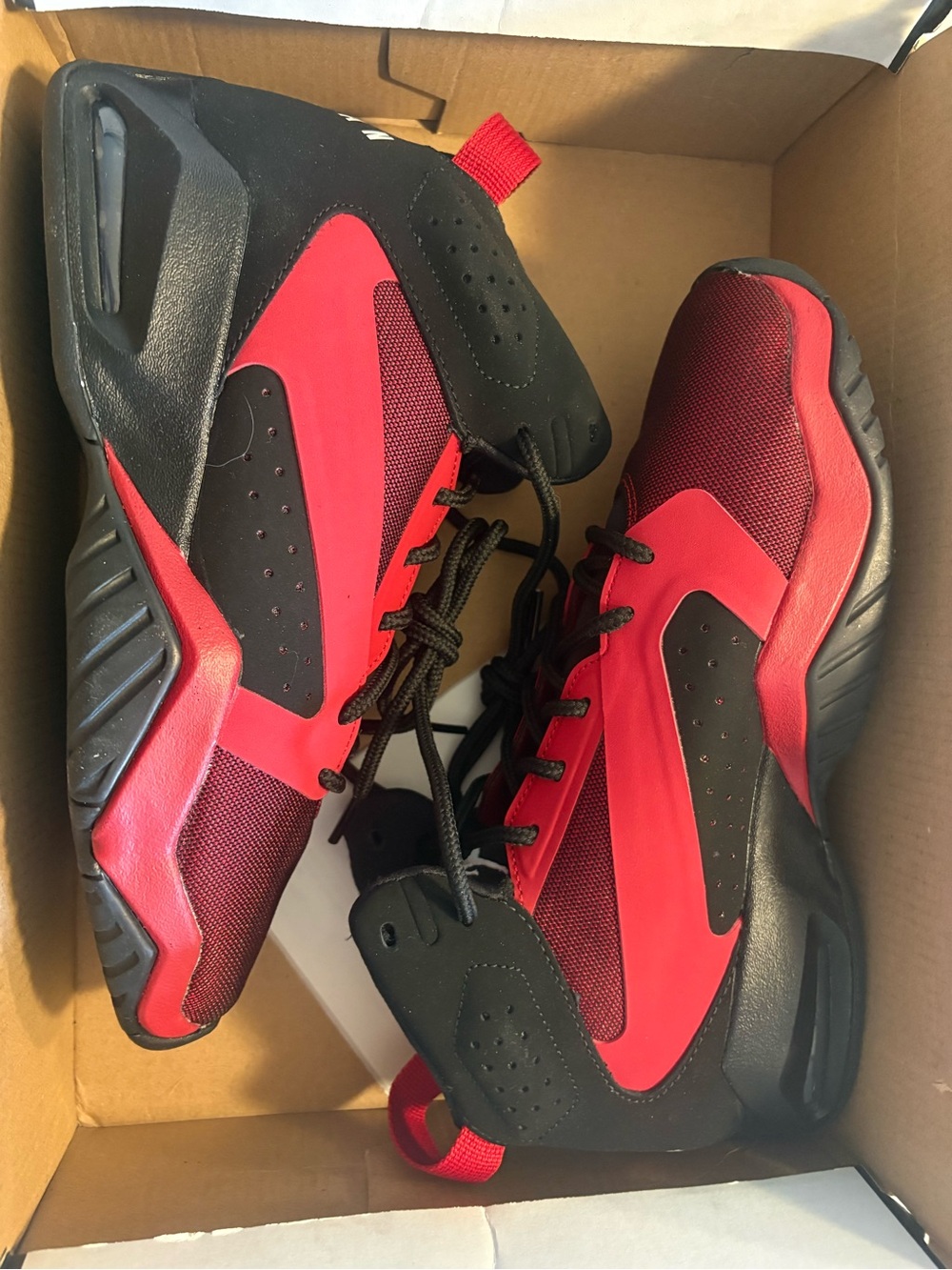NEVER WORN! Jordan Lift Off - Red and Black High-Top Sneakers.
